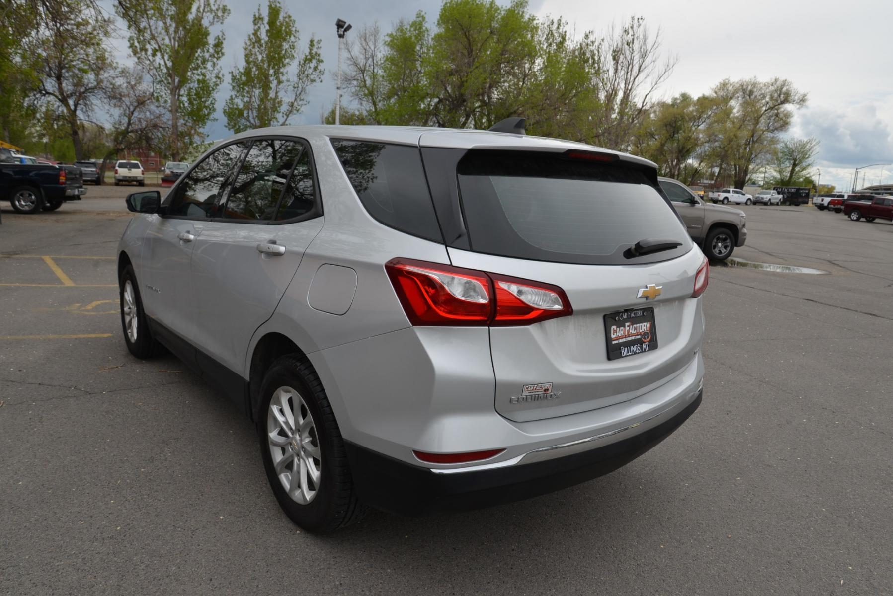 2018 Silver /Gray Chevrolet Equinox LS AWD (2GNAXREV3J6) with an 1.5L Turbo 4 cylinder engine, 6 speed automatic transmission, located at 4562 State Avenue, Billings, MT, 59101, (406) 896-9833, 45.769516, -108.526772 - 2018 Chevrolet Equinox AWD - One owner - Low miles! 1.5 Turbo 4cylinder engine - 6 speed automatic transmission - All wheel drive - LS package - 63,527 miles - One owner! LS package - air conditioning - tilt and telescoping steering wheel - cruise control - touchscreen blue tooth audio - steer - Photo #6